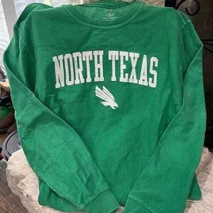 Green University of North Texas Ribbed Sweatshirt